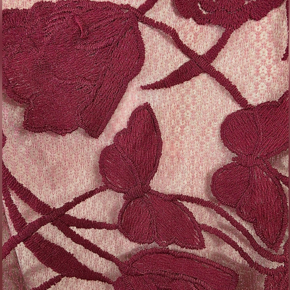NWT Lulus Alluring Dream Floral Butterflies Embroidered Mesh Dress - Picture 3 of 11